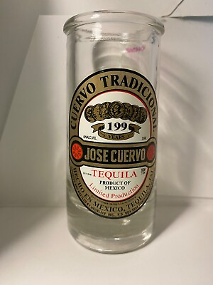 #ad Jose Cuervo TEQUILA Cuervo Tradicional Shot Glass. 2oz. 4quot; Tall. $6.99