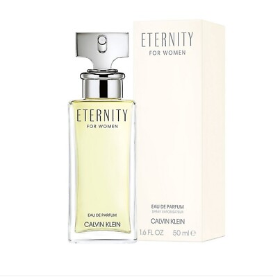 CK Calvin Klein Eternity Women Eau De Parfum Spray 1.6 Oz 50 Ml $36.99
