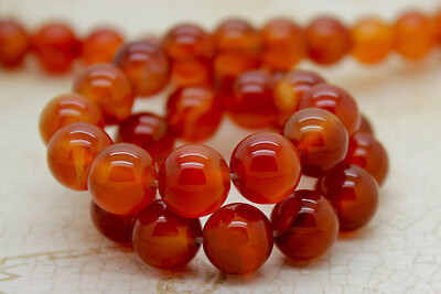 #ad Carnelian Smooth Round Natural Sphere Ball Gemstone Beads 6mm 8mm 10mm 12mm $6.99