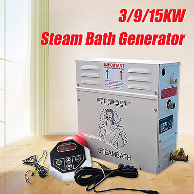 #ad 3 15KW Steam Generator Shower Sauna Bath Home Spa amp; ST 135 Controller Humidifier $339.30