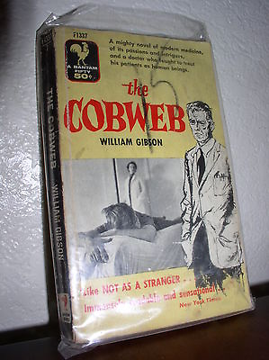 #ad The Cobweb by William Gibson Bantam Fifty June 1955 Paperback $9.95