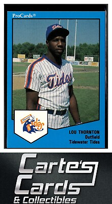 #ad Lou Thornton 1989 ProCards Minor League Team Sets #1954 Tidewater Tides $1.95