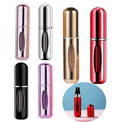 #ad 6pcs Portable Mini Refillable Perfume Atomizer Bottles Atomizer Travel Size ... $20.62