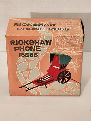#ad #R855 BRAND NEW RARE IN THE BOX VINTAGE RICKSHAW PHONE. ONLY 1 ON EBAY. IBIN $110.46