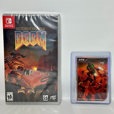 #ad Doom Classics Collection Nintendo Switch Limited Run #102 Sealed Card #257 $64.97
