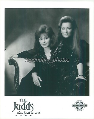 #ad Portrait of Country Music Duo The Judds Original News Service Photo $14.99