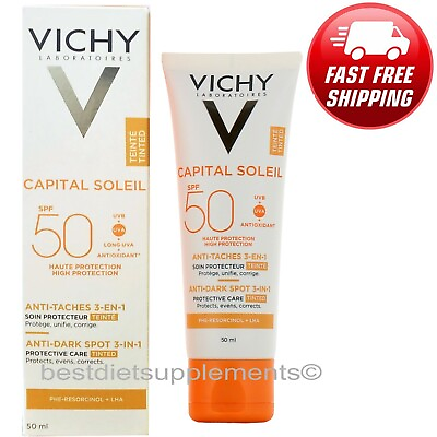 #ad Vichy Capital Soleil Anti Dark Spot Tinted 3 in 1 SPF50 50ml $22.32