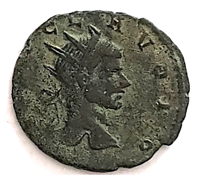 #ad Claudius II 268 270 AD Roman Empire Caesar Denarius $25.00