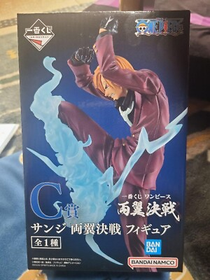 #ad Ichiban Kuji One Piece Figure Prize C Sanji both wings battle BANDAI New $51.00