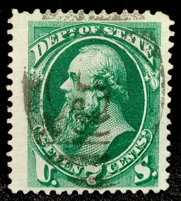 #ad MATT#x27;S STAMPS US SCOTT #O61 7 CENT STATE DEPT OFFICIAL STAMP USED CV$65 $38.12