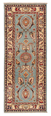 #ad Traditional Hand Knotted Bordered Carpet 2#x27;2quot; x 5#x27;7quot; Wool Area Rug $235.80