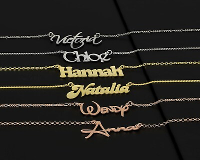 #ad Custom Name Necklace with Free Shipping Best Gift for Mom Birthday Christmas $34.90