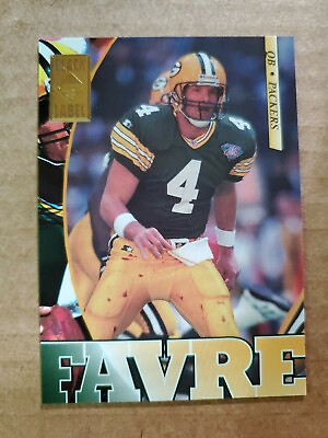 #ad 1995 Collectors Edge Black Label Brett Favre card #71 $1.99
