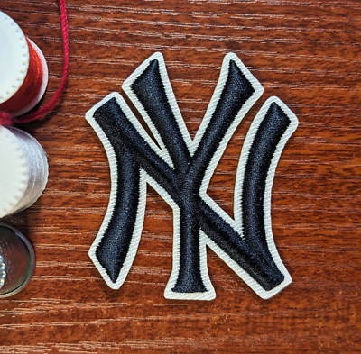 #ad New York Yankees Patch MLB Baseball Bronx Yanks Embroidered Iron On 2.5x2quot; $5.00