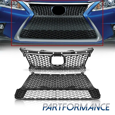 #ad For 2014 2017 Lexus CT200H Front Upper Lower Grille Gloss Black Set LX1036122 $154.84