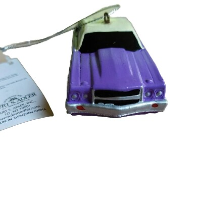 #ad Kurt Adler Chevrolet® Mold Car Christmas Ornament Purple Chevy $9.95
