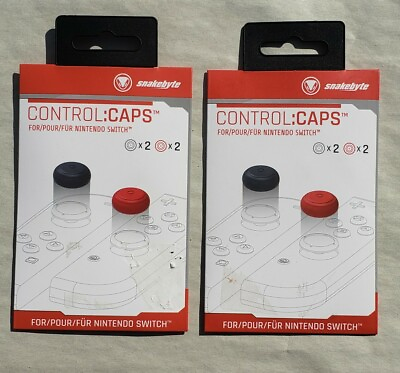 #ad 8 Nintendo Switch Controller Caps 2 4packs Snakebyte Swith Caps. P3 $8.49
