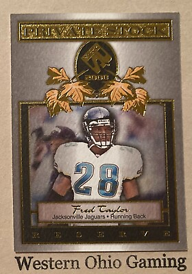 #ad 2000 Pacific Private Stock Fred Taylor #12 Reserve $6.29