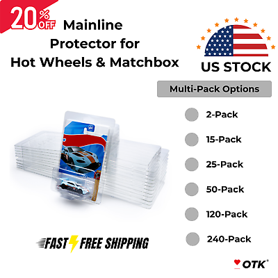 #ad Mainline Storage Protector Case for Hot Wheels and Matchbox Standard $10.99
