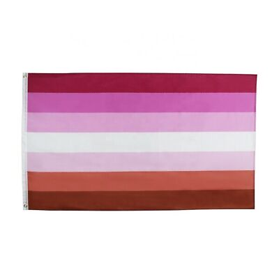 #ad 3x5 Lesbian Pride Flag LGBTQ Parade Gay Love Decor Dorm Sign $8.99