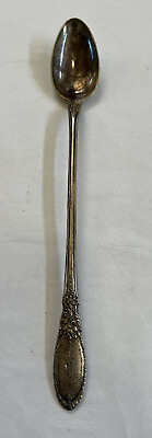 #ad Old Mirror By Towle Sterling Silver Iced Tea Spoon 7 7 8quot; Vintage $55.00