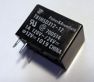 #ad Potter amp; Brumfield T81H5D312 12 SPDT SNS COIL 12V 1A Through Hole Signal Relay $3.49