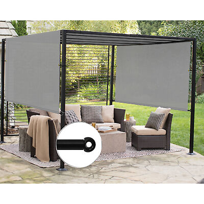#ad Universal Replacement Pergola Shade Cover Canopy w Rod Pocket 6 FT gray $153.59