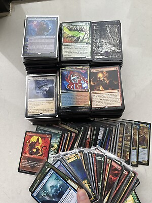 #ad 1000 Magic the Gathering MTG card lot with FOILS RARES INSTANT COLLECTION $26.00