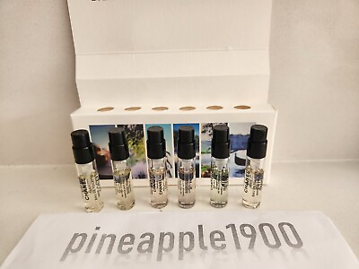 #ad #ad NIB CHANEL Les Eaux de Chanel Paris EDT Perfume Discovery Sample Set 6 x .05 oz $49.99