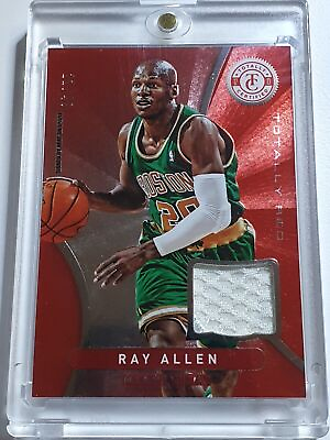 #ad 2012 Totally Certified Ray Allen #PATCH PRIME RED 49 Game Worn Jersey Rare AU $66.00