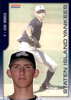 #ad 2004 Staten Island Yankees Choice #17 Sean Kramer New Windsor Cornwall New York $12.99