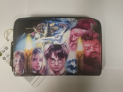 #ad Loungefly Harry Potter Zip Around Wallet Sorcerer’s Stone $25.00
