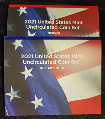 2021 Pamp;D Uncirculated Mint Set Beautiful Set US Mint Set UNC $32.95