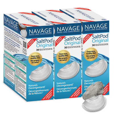 #ad NAVAGE ORIGINAL SALTPOD® THREE PACK: 3 Original SaltPod 30 Packs 90 SaltPods $35.64