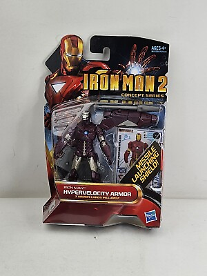 #ad 2010 Iron Man 2 Concept Series Hypervelocity #05 Armor Cards Launching Retro $17.99