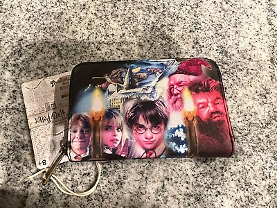 #ad Loungefly Harry Potter and the Sorcerer#x27;s Stone Zip Around Wallet $12.00