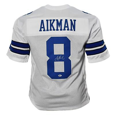 #ad #ad Troy Aikman Signed White Pro Edition Jersey Beckett $379.95