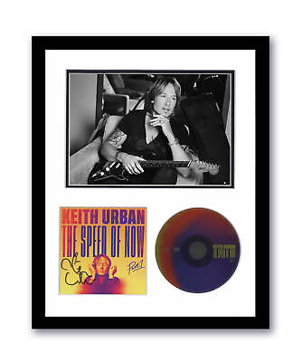#ad Keith Urban Autographed Signed 11x14 Framed CD Speed Of Now ACOA 8 $209.99