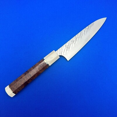 #ad Kurosaki Yu Fujin Japanese Kitchen Santoku Knife SPG2 Hammered Mark 120mm New $576.00
