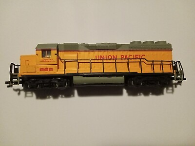 #ad Vntg 70#x27;s Bachmann collectible yellow weighted Union Pacific rail train. $50.00