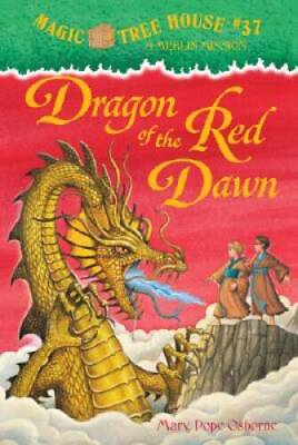 #ad Dragon of the Red Dawn Magic Tree House # 37 A Merlin Mission GOOD $3.95