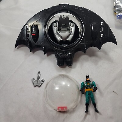 #ad Vintage Animated The Adventures Of Batman amp; Robin Nightsphere with Figure 1995 $22.95
