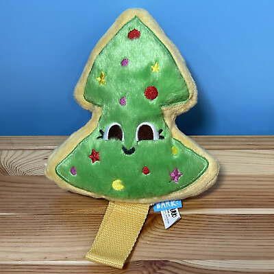 #ad Bark Box Dog Toy Plush Tree Yo#x27;Self Christmas Tree Squeaker Crinkle L $8.39