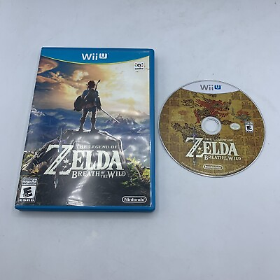#ad The Legend of Zelda: Breath of the Wild Nintendo Wii U 2017 No Manual $35.16