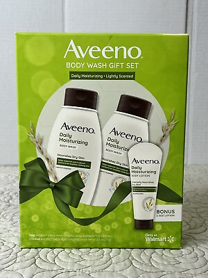 #ad Aveeno Lightly Scented Skin Relief Body Wash Gift Set $8.94