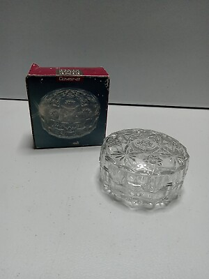 #ad NEW Co. Vetro Star 10 Prescut Glass Candy Box Ashtray Jewel Case Trinket Box $14.99