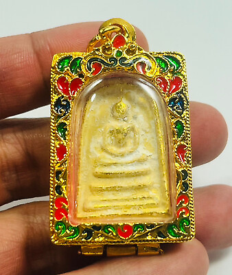 #ad Phra Somdet pra sumkor Gold Leklai Somdej magic wealth energy protection Amulet $39.99