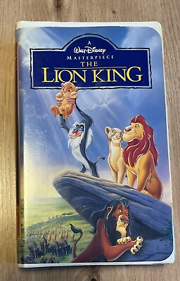 #ad KEY DATE DECEMBER 1994: THE LION KING VHS FIRST RELEASE MASTERPIECE COLLECTION $399.00