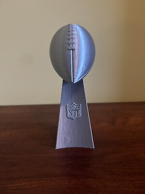 #ad Super Bowl Trophy Replica New Silver $29.99