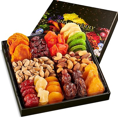 #ad #ad Dried Fruit amp; Nuts Gift Basket Arrangement Platter Gourmet Food Snack Box For... $33.98